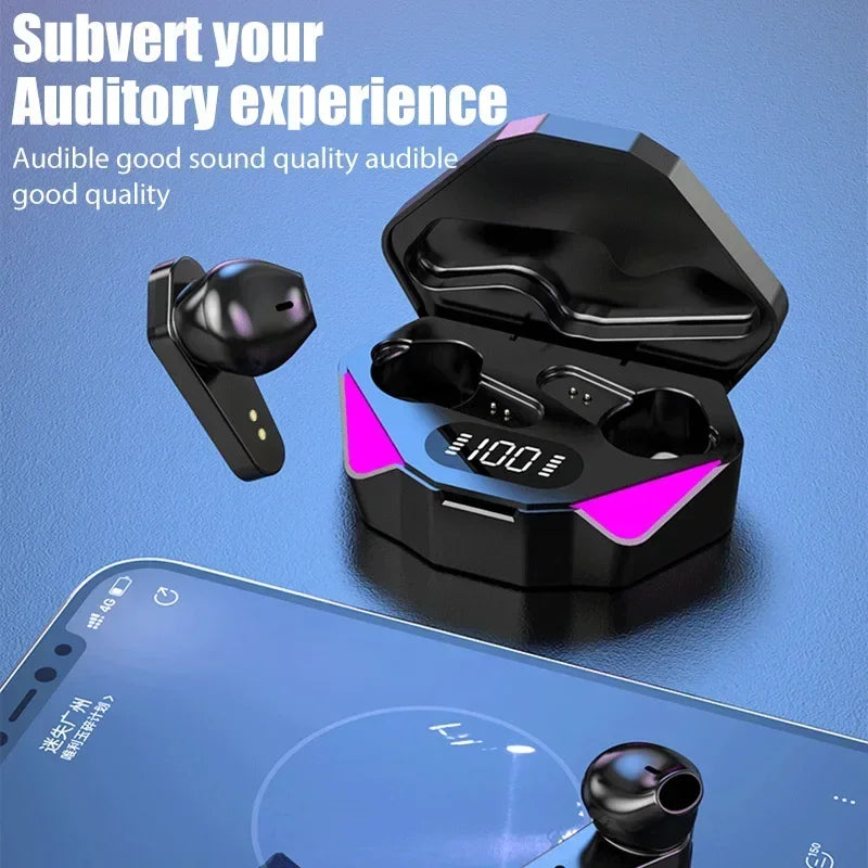 NEW AIR X15 Earphones Bluetooth Wireless Gamer Headphones