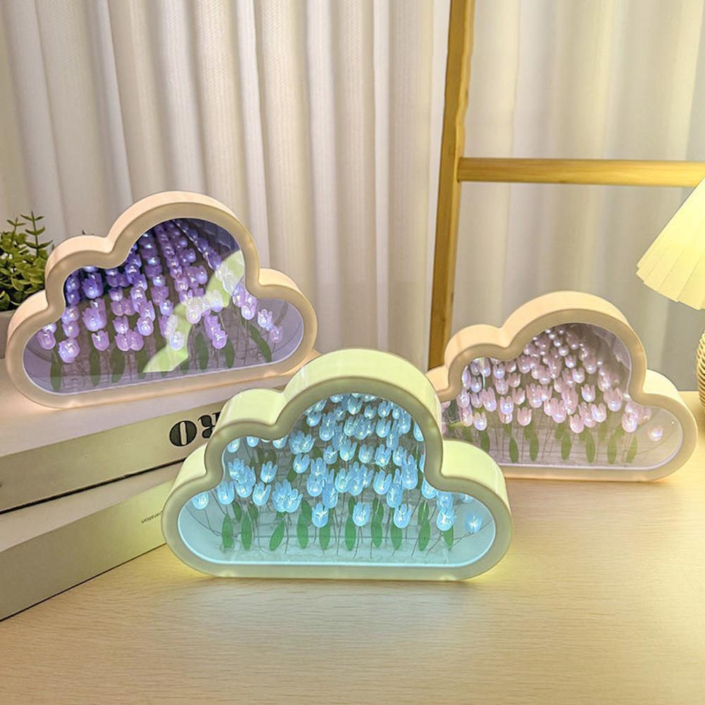 DIY Cloud Tulip LED Night Light