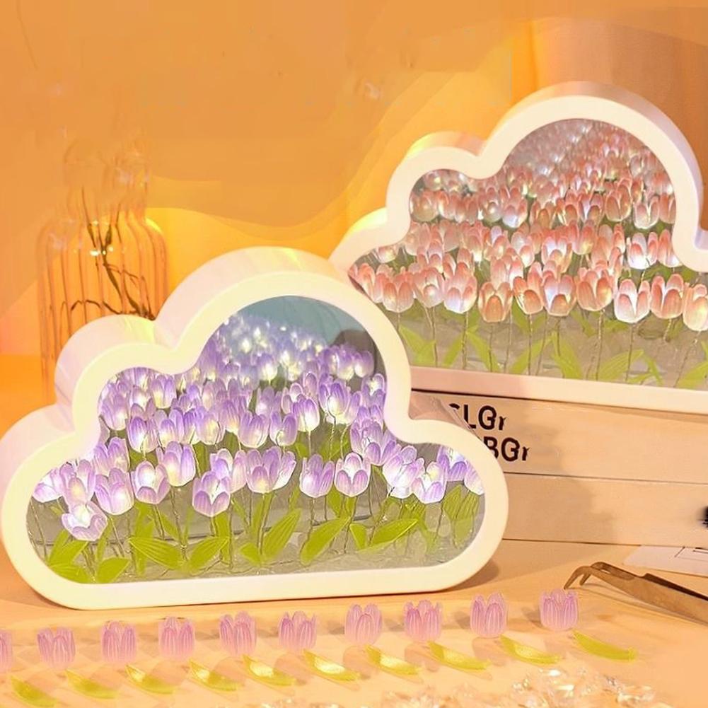 DIY Cloud Tulip LED Night Light